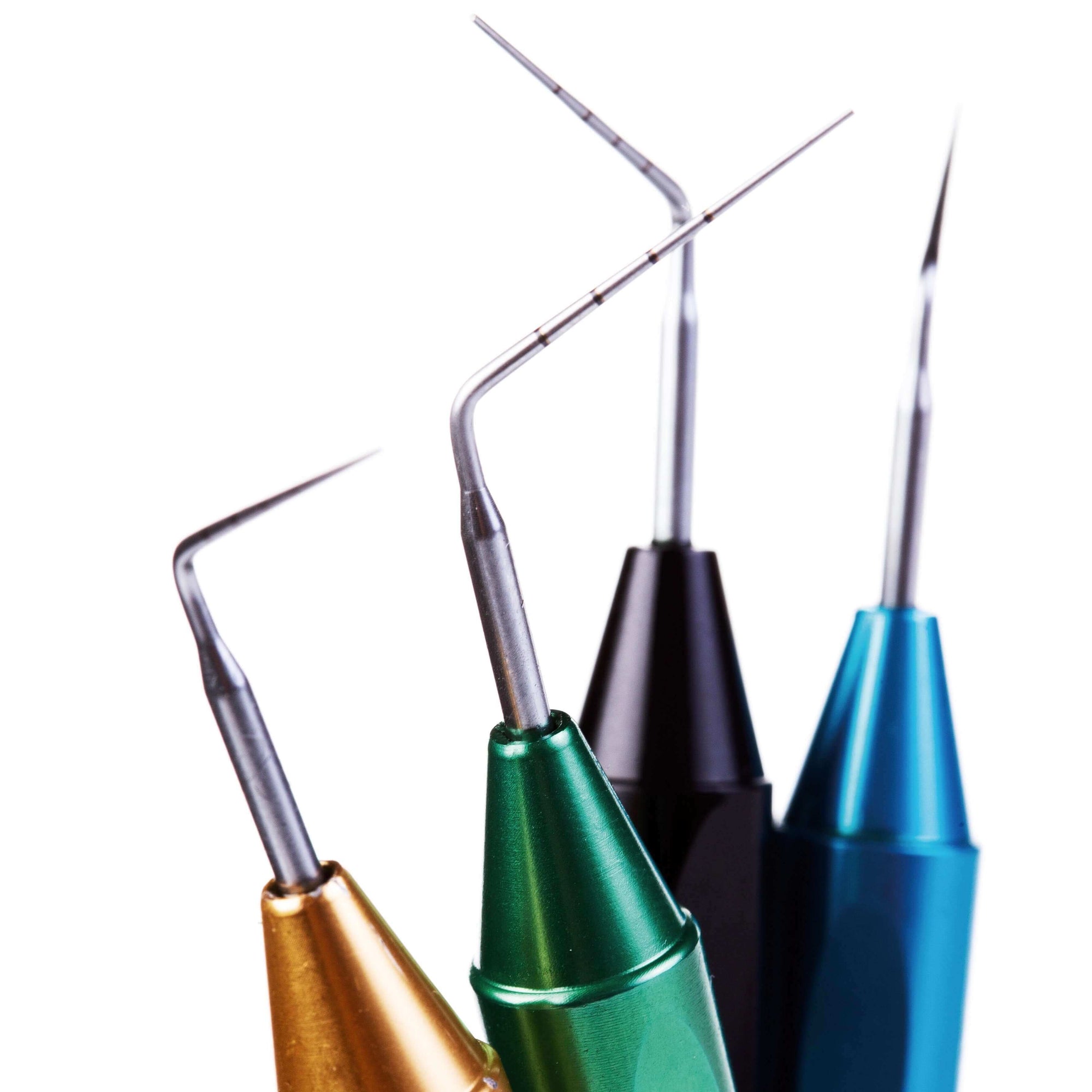 ZPlugger Designed for use in both curved root canals and in the coronal and middle third of the root canal. The NiTi end has gauges ranging from 35 to 60. The steel end has gauges ranging from 70 to 120.