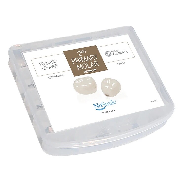 NuSmile ZR Second Primary Molar Crowns Starter Kit